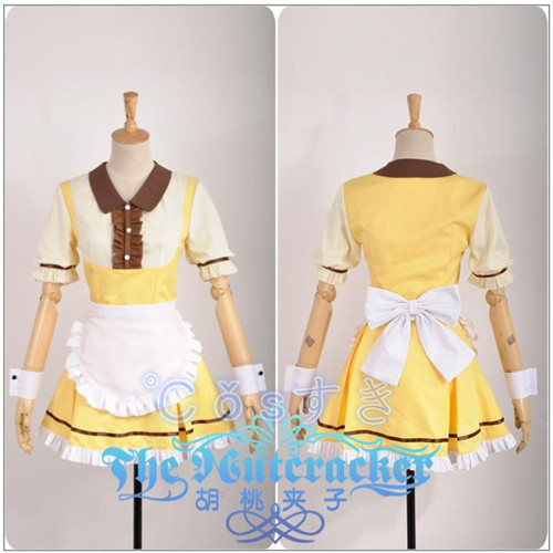 コスプレ衣装 ラブライブ！Lovelive! 園田海未 そのだうみ カフェメイド服  高品質 イベント 変装  新品 Cosplay の通販は