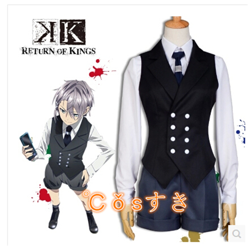 コスプレ衣装 K（ケイ） RETURN OF KINGS（第二季）五條スクナ 風 制服 コスプレ衣装 COS 高品質 新品 Cosplay アニメ コスチューム の通販は
