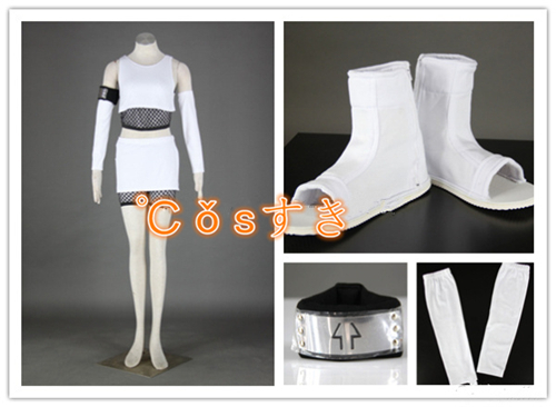 NARUTO ナルト 七尾 人柱力 フウ コスプレ衣装　全部セット COS 高品質 新品 Cosplay アニメ コスチューム_1