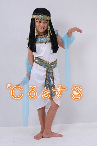 ハロウィン Halloween 異国風情 古代エジプト コスプレ衣装 子供ホワイト 女仮装 ステージ 高品質 新品 Cosplay アニメ の通販はau Pay マーケット Cosすき