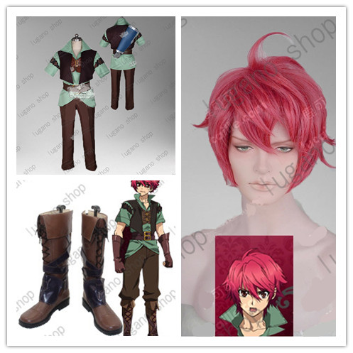 魔弾の王と戦姫 ティグルヴルムドヴォルン　　風  衣装+ウイッグ+靴フルセット コスプレ衣装　新品　完全オーダメイドも対応可能