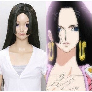 ONE PIECE ワンピース ボア・ハンコック 風 コスプレ衣装+ウィッグ