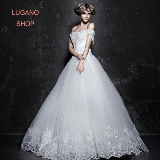 欧米デザイン2017　 ウェディングドレス.ドレス.プリンセス..結婚式.演奏会.　ベール・グローブ・パニエ無料付き 欧米デザイン2017 ウェディングドレス.ドレス.プリンセス..結婚式.演奏