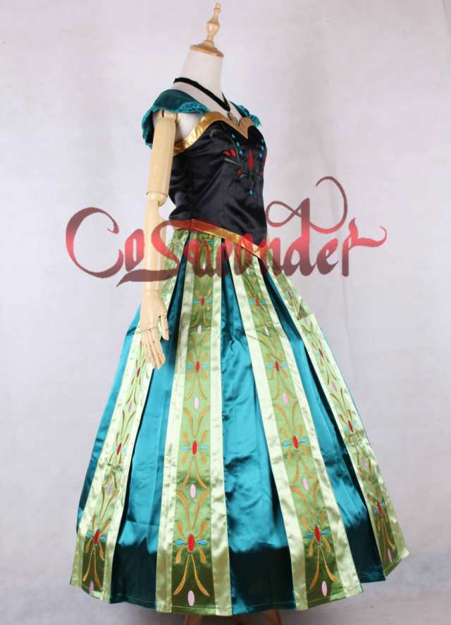 高品質 高級コスプレ衣装 ディズニー風 アナと雪の女王 戴冠式 アナ/エルサ ドレス Frozen Anna Dress Frozen Party  Frozen Theme｜au PAY マーケット