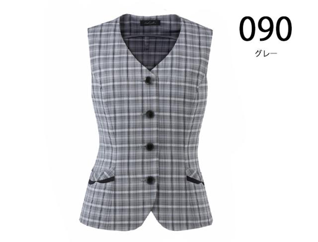 事務服 制服 pieds ピエ aitoz ベスト HCV6020_2