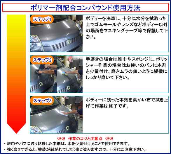 業務用カーピカル ポリマー剤配合コンパウンド 150ml 展示車 一発磨き 納車前 1発磨き 研磨剤配合 ボディー磨きの通販はau Pay マーケット カーピカルｊａｐａｎ ｎｅｔ