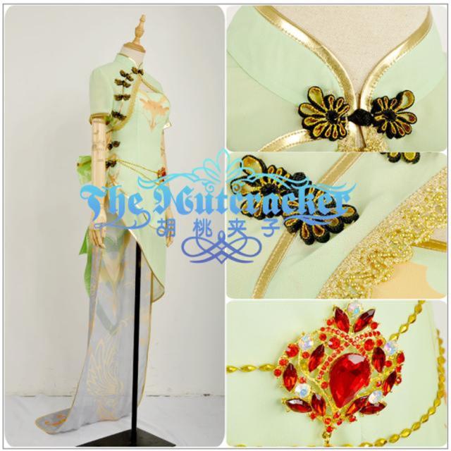 Vocaloid ボーカロイド メグッポイド チャイナドレス コスプレ衣装　COS 高品質 新品 Cosplay アニメ コスチューム_2