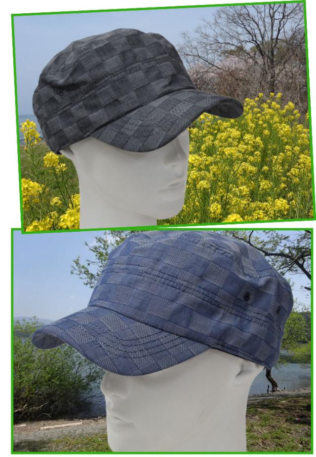 チェッカーボードワークキャップ レールキャップ 帽子 メンズ レディース Exasの通販はau Pay マーケット 服飾雑貨専門店 エクサス Au Pay マーケット店