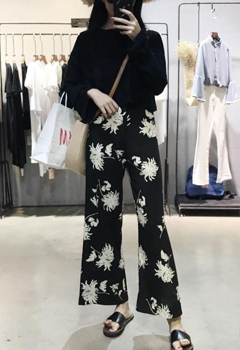 レトロ香港風ワイドレッグカジュアルパンツの通販はau Pay マーケット Happy And Active