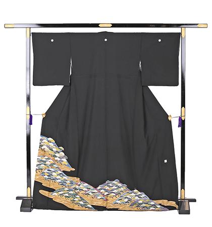 往復送料無料 2泊3日 レンタル 黒留袖 No.031-0412-M