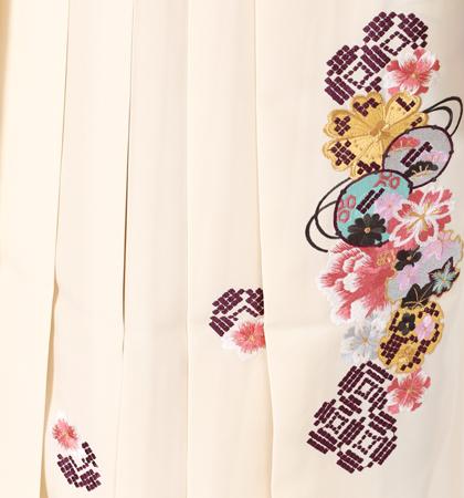 往復送料無料 全部揃って安心 大学 高校 小学生  2泊3日 卒業式袴 レンタル セット ピンク地 No.055-0052