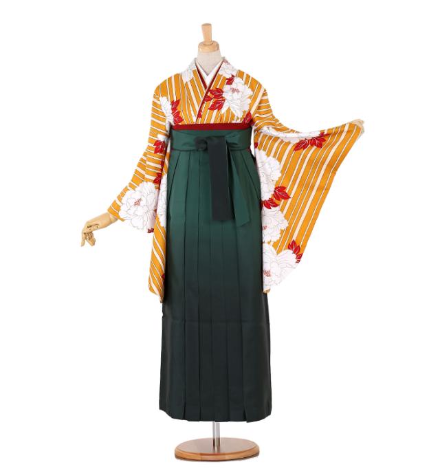 往復送料無料 全部揃って安心 大学 高校 小学生  2泊3日 卒業式袴 レンタル セット ベージュ地 No.055-0062