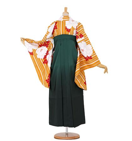 往復送料無料 全部揃って安心 大学 高校 小学生  2泊3日 卒業式袴 レンタル セット ベージュ地 No.055-0062