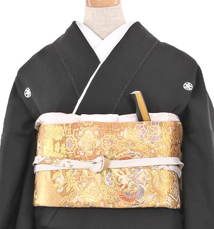 往復送料無料 2泊3日 レンタル 黒留袖 No.031-0451 Mサイズ
