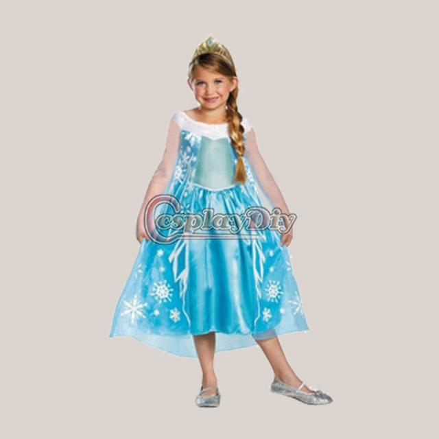見つけた人ラッキー 高品質 高級コスプレ衣装 ディズニー風 アナと雪の女王 ドレス アナ タイプ Elsa Queen Dress Ver 5 子供用キッズワンピース 王冠 期間限定 30 Off Farazyhospitalnatunbazar Com