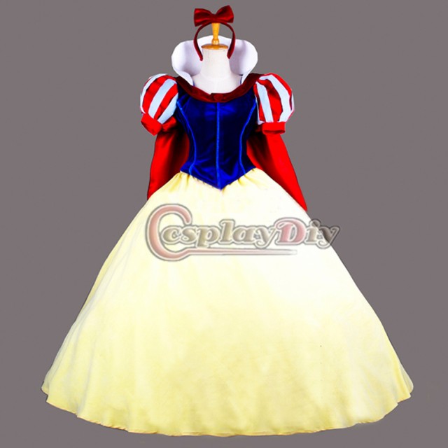 高品質 高級コスプレ衣装 ハロウィン ディズニー プリンセス ドレス 白雪姫 風 Snow White Princess Dress With Cape Cosplay Christmasの通販はau Pay マーケット ワタナベコーポレーション