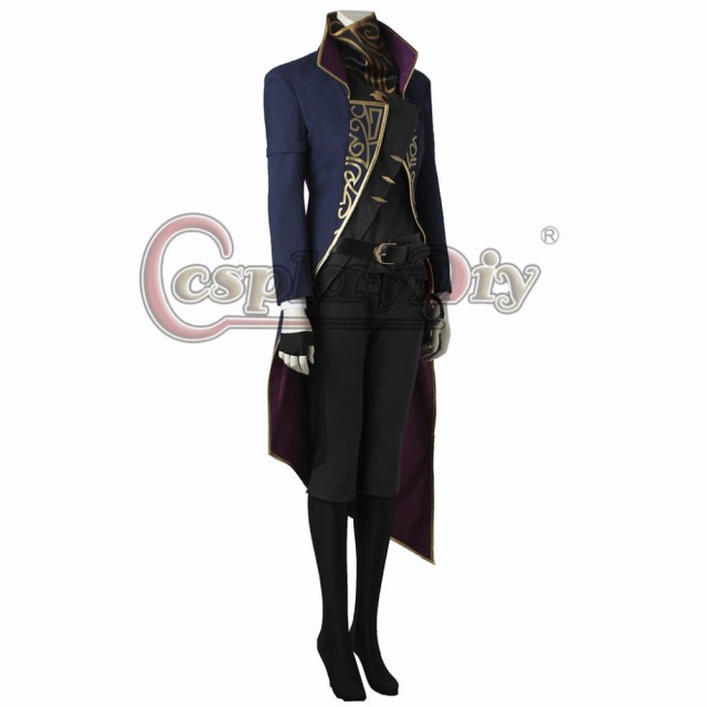 WEB限定カラー 2 ディスオナード 高級コスプレ衣装 高品質 風 エミリー 女王 コスプレ衣装