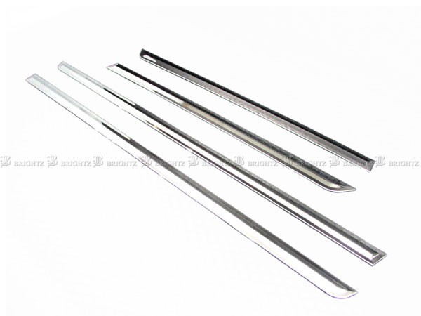 BRIGHTZ ジェイド FR4 FR5 超鏡面ステンレスメッキサイドドアモール 4PC SID−MOL−038の通販は 5,566円