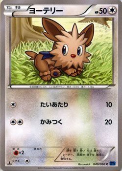 ポケモンカードゲーム Xy 049 060 ヨーテリー コレクションxの通販はau Pay マーケット トレカ道