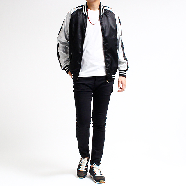 スカジャンの存在感がポイントのモノトーンコーデの通販はau Pay マーケット Falo ファロ