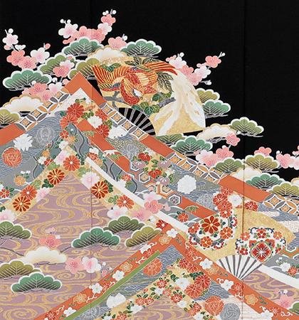 往復送料無料 2泊3日 レンタル 黒留袖 No.031-0080-L