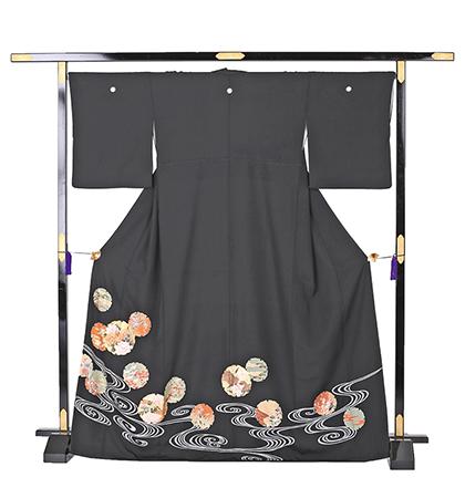 往復送料無料 2泊3日 レンタル 黒留袖 No.031-0121-M