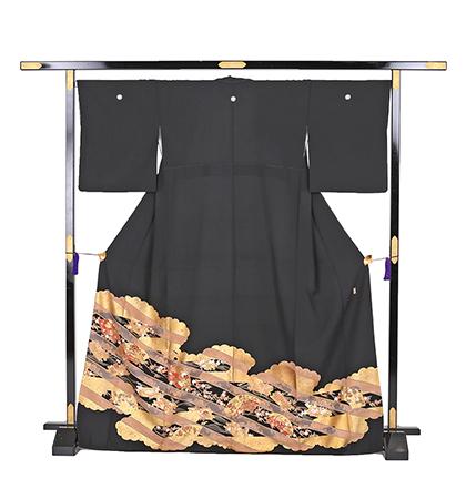 往復送料無料 2泊3日 レンタル 黒留袖 No.031-0553-M