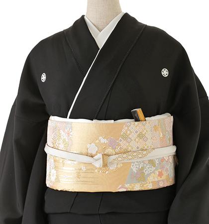 往復送料無料 2泊3日 レンタル 黒留袖 No.031-0077-L