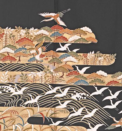 往復送料無料 2泊3日 レンタル 黒留袖 No.031-0553-M