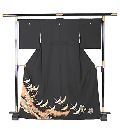 往復送料無料 2泊3日 レンタル 黒留袖 No.031-0584-M