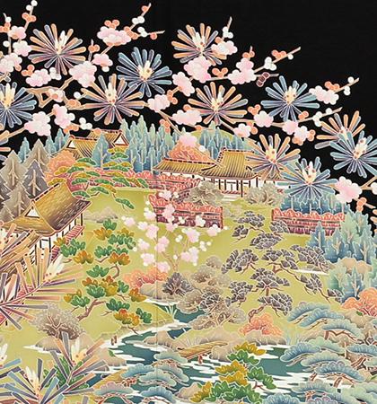 往復送料無料 2泊3日 レンタル 黒留袖 No.031-0586-Mサイズの通販はau