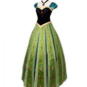 ディズニー アナと雪の女王 アナ Anna 風 コスプレ衣装+ ウイッグ