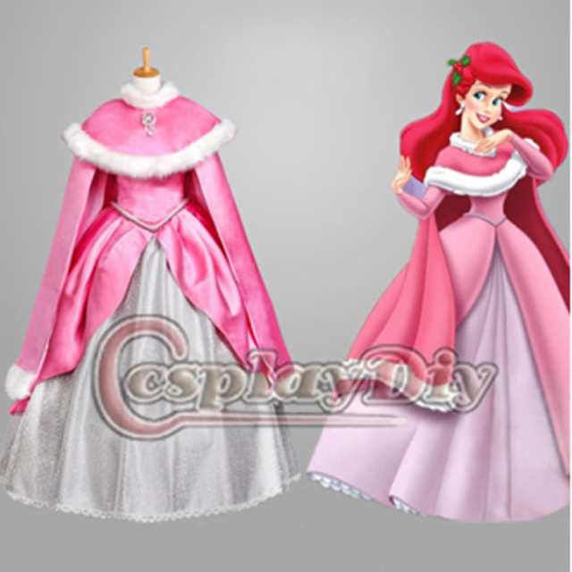 高品質 高級コスプレ衣装 ディズニー リトルマーメイド 風 アリエル タイプ ドレス Pink Bell Princess Ariel Dress Ver 9 の通販はau Pay マーケット ワタナベコーポレーション