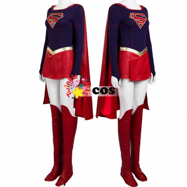 高品質 高級コスプレ衣装 スーパーマン 風 スーパーガール タイプ コスチューム オーダーメイド ボディースーツ Supergirl  Halloween｜au PAY マーケット