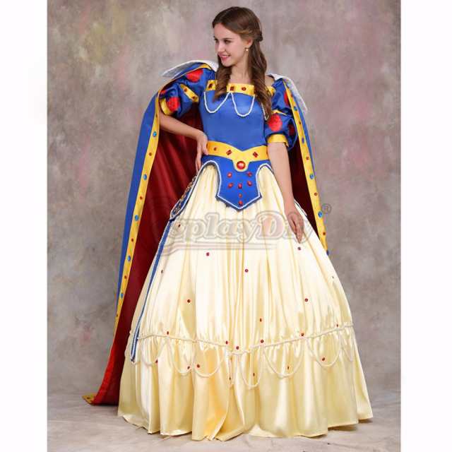 高品質 高級コスプレ衣装 ハロウィン ディズニー 風 プリンセス ドレス 白雪姫 タイプ Snow White Princess Dress Costume の通販はau Pay マーケット ワタナベコーポレーション