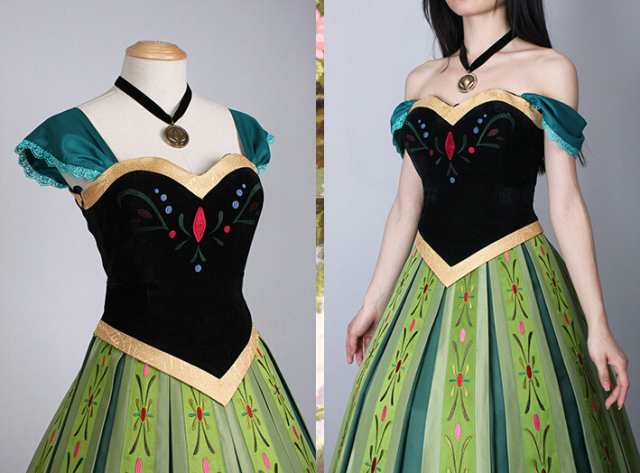 高品質 高級コスプレ衣装 ディズニー風 アナと雪の女王 戴冠式 アナ/エルサ ドレス Frozen Anna Dress Frozen Party  Frozen Themeの通販はau PAY マーケット - ワタナベコーポレーション | au PAY マーケット－通販サイト