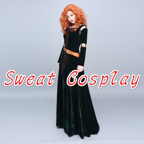 高品質 高級コスプレ衣装 ディズニー メリダとおそろしの森 風 オーダーメイド ドレス Brave Merida PrincessCostume  Dress ｜au PAY マーケット