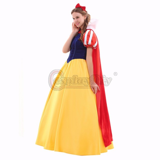 高品質 高級コスプレ衣装 ハロウィン ディズニー 風 プリンセス ドレス 白雪姫 タイプ Snow White Dress Costume Adult Princess Weddingの通販はau Pay マーケット ワタナベコーポレーション