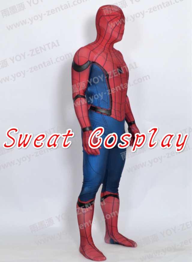 高品質 高級コスプレ衣装 スパイダーマン 風 ジャケット ボディースーツ コスチューム High Quality New Tom Spiderman  Costume｜au PAY マーケット