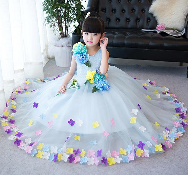ブルー 子供ドレス ワンピース キッズ服 子供服 女の子 ワンピース 子ども 発表会 演出舞台 結婚式 卒業園 入園式 100 160cmの通販はau Pay マーケット Dream洋服屋