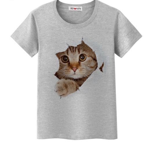 送料無料 猫 猫柄 Tシャツ レディース トップス かわいい イラスト グレー ねこ ネコの通販はau Pay マーケット セレクトショップ はしもと