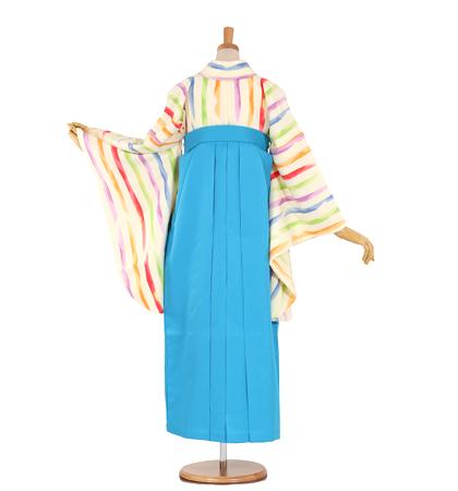 往復送料無料 全部揃って安心 大学 高校 小学生  2泊3日 卒業式袴 レンタル セット 白地 No.055-0140-S/M/L/2L/3L