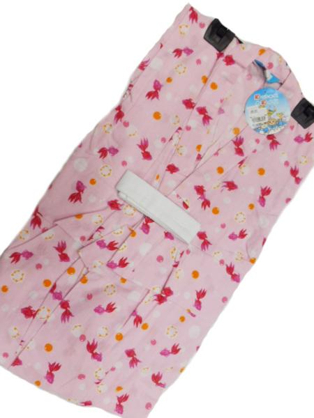 女子 ９ １０歳 女用 子供浴衣 ピンク地 金魚 柄 No2967 の通販はau Pay マーケット きものサロン川崎 吉祥院