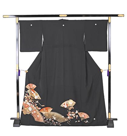 往復送料無料 2泊3日 レンタル 黒留袖 No.031-0586-M