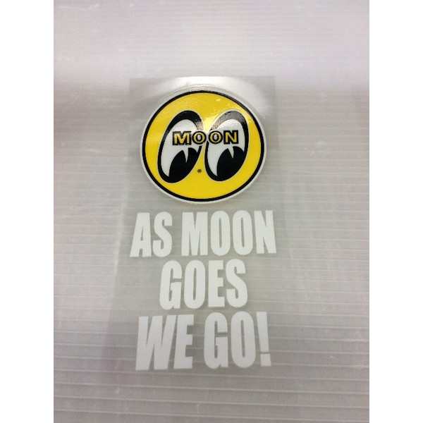 ムーンアイズ MOONEYES As MOON Goes We Go ステッカー 抜きタイプ(DM204) 人気 ステッカー シール  アメリカン雑貨の通販はau PAY マーケット - ちゃんぷ