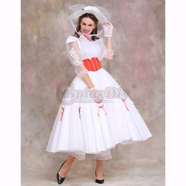 高品質 高級コスプレ衣装 ディズニー メリー・ポピンズ プリンセス 風 オーダーメイド ドレス Mary Poppins Dress Costume  Wedding ｜au PAY マーケット