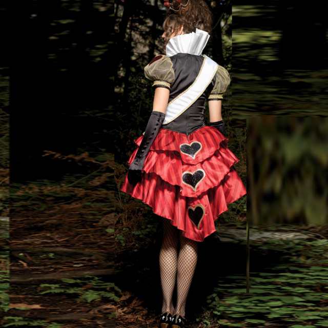 高品質 高級コスプレ衣装 ディズニー 風 ハロウィン イースターワンダーランド Queen of Hearts ハートの女王 タイプ ドレス ｜au  PAY マーケット