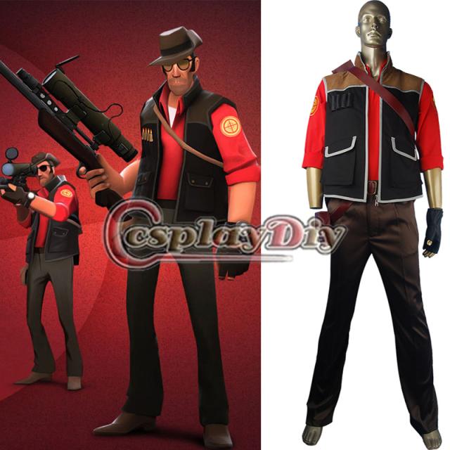 高品質 高級コスプレ衣装 チーム フォートレス 風 オーダーメイド Team Fortress 2 Sniper Shooter Uniformの通販は