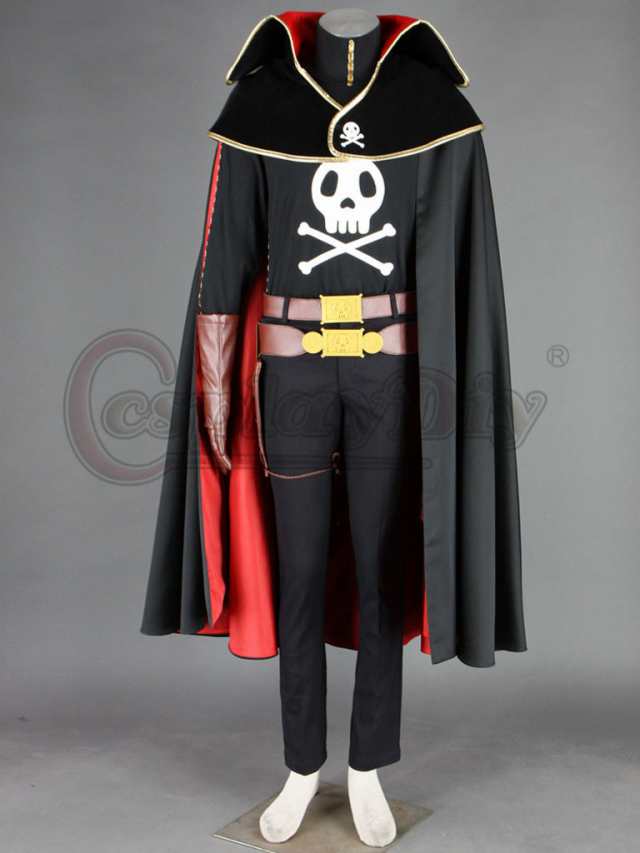 高品質 高級コスプレ衣装 宇宙海賊キャプテンハーロック 風 オーダーメイド Galaxy Express 999 Space Pirate  Captain Harlock｜au PAY マーケット