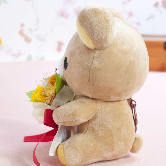 ぬいぐるみ ギフト リラックマ ブーケ プリザーブドフラワー 花束 Rilakkuma 誕生日 卒業祝い プレゼント プリザードフラワー 送の通販はau Pay マーケット Ruplan ルプラン